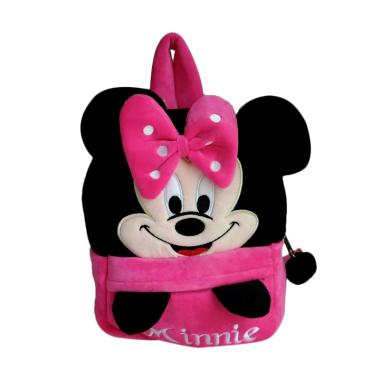 Minnie Mouse 0930010535-2 Backpack Tas Sekolah Anak - Pink Black