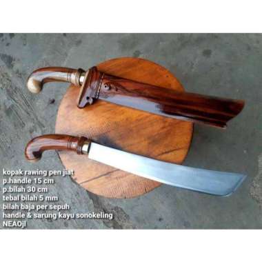 DNS golok Kopak Rawing jiat coklat