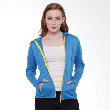 Hitscore Polos Jaket Wanita - Biru Hitscore Polos Jaket Wanita - Biru