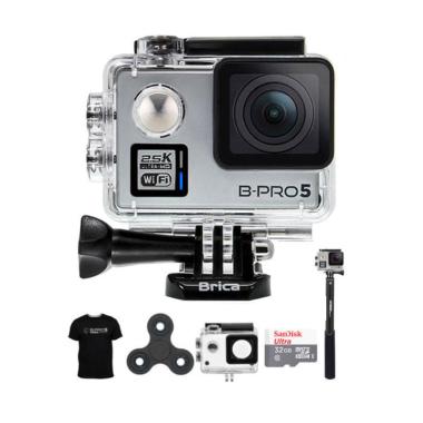 Brica B-PRO 5 Alpha Plus 2 Combo At ... et Action Camera - Silver