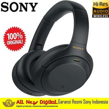 Sony Wh-1000Xm4 Wireless Headphone Wh1000Xm4 Wh 1000Xm4 Wh1000 Xm4 - Hitam