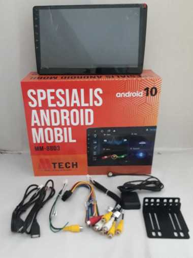 Head unit mtech mm-8803 android 10 inch ram 1 + 16