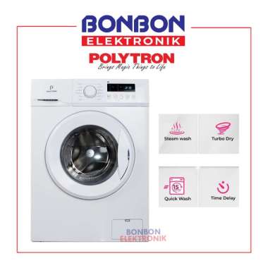 Polytron Mesin Cuci 1 Tabung Front Loading 7KG PFL 7051 / PFL7051 7 KG