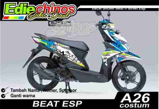 stiker decal beat esp