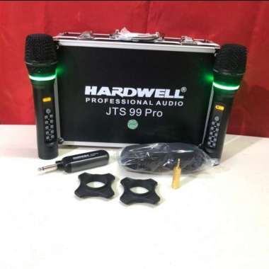 Mic Profesional wirelles JTS 99 / JTS99 pro Original HARDWELL hitam