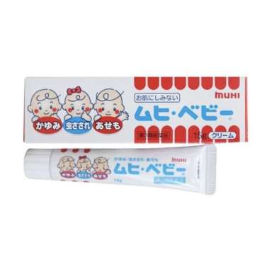 MUHI BABY ANTI ITCH CREAM ORIGINAL JAPAN (KRIM ANTI GATAL UNTUK BAYI)