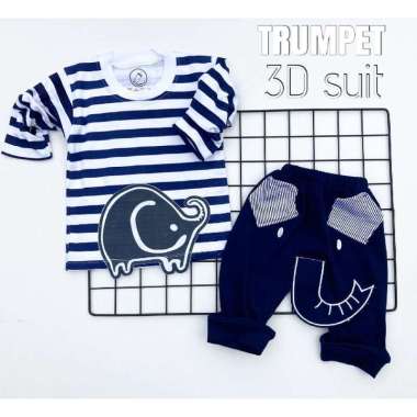 TRUMPET 3D SUIT 6-18 bulan trumpet