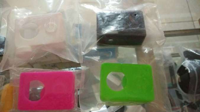 silicone case silikon xiaomi yi cam camera Pink Muda