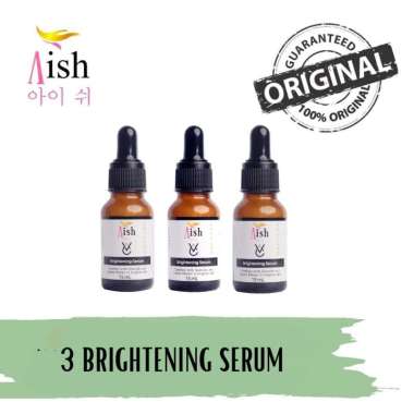 PAKET SPESIAL AISH SERUM LEBIH HEMAT DAN BEBAS PILIH VARIAN ( 3 BRIGHTENING SERUM )