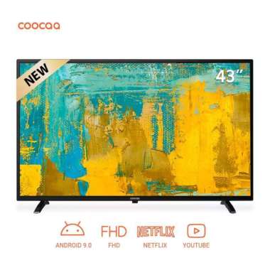 LED TV COOCAA 43INCH 43S3G SMART ANDROID 9.0 GARANSI RESMI