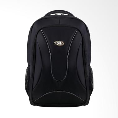 Polo Global USA Marco with Raincover Tas Ransel Pria - Black