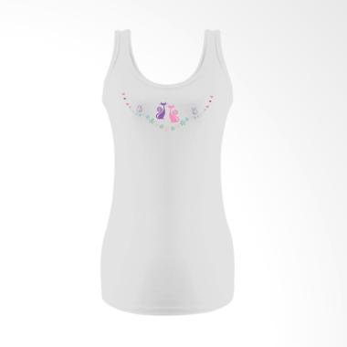 Nathalie NTA 458 Tanktop Atasan Wanita - Putih