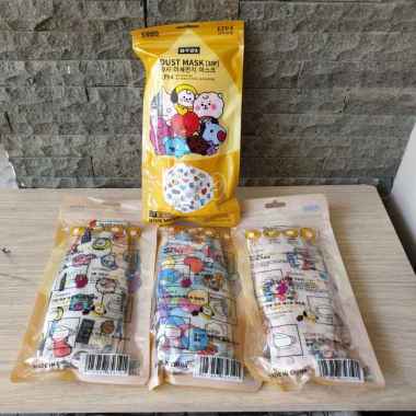 Masker Anak BT21 / Masker BTS random