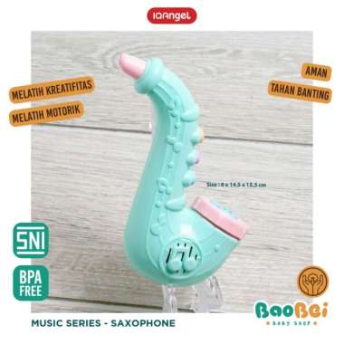 IQ Angel Saxophone Toys / Mainan Motorik Musik Anak / Mainan Terompet