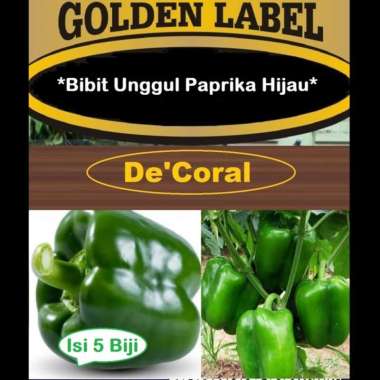 Bibit Unggul Paprika Hijau | Benih Paprika Hijau | Bibit Paprika Hijau