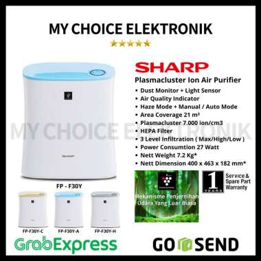 Sharp Plasmacluster Air Purifier FP-F30Y-C/A/H - FPF-30Y - FP-F30-Y