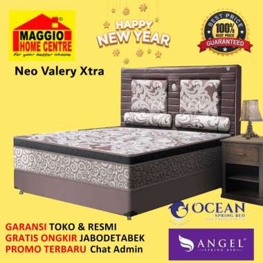 KASUR SPRINGBED BISA DILEPAS !!! KASUR SPRINGBED 2 LAPIS - NEO VALERY - ANGEL FULL SET 180 x 200