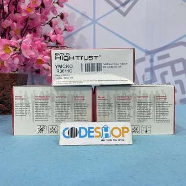 RIBBON EVOLIS PEBBLE4 - DUALYS3 - COLOR YMCKO 200 SISI | R3011 YMCKO