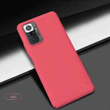 Nillkin Casing Super Frosted Shield Hard Case for Xiaomi Redmi Note 10 Pro 4G Red