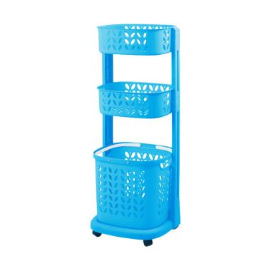 Rovega RLB-300 Premium Laundry Basket Keranjang Pakaian - Blue