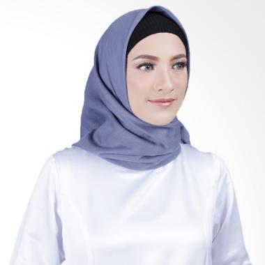 Cantik Kerudung Misha Square Voal Shawl Hijab - Denim No.5