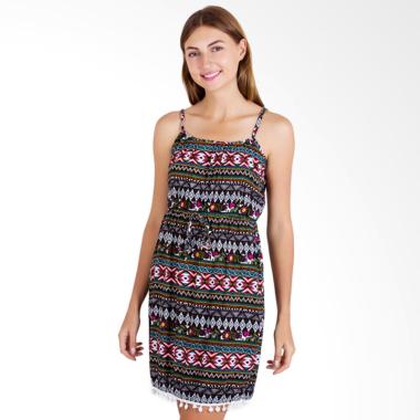 Palm Lagoon POM-POM-5901133501012406601 Aztec Dress - Black Palm Lagoon POM-POM-5901133501012406601 Aztec Dress - Black