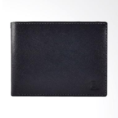 Louis Andreano Signature Slim Dompet Pria - Black [LA-1047]