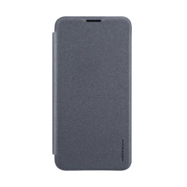 Nillkin Sparkle Leather Flip Cover Casing for LG V30 / LG V30+ / LGV30+ Dual - Black Black