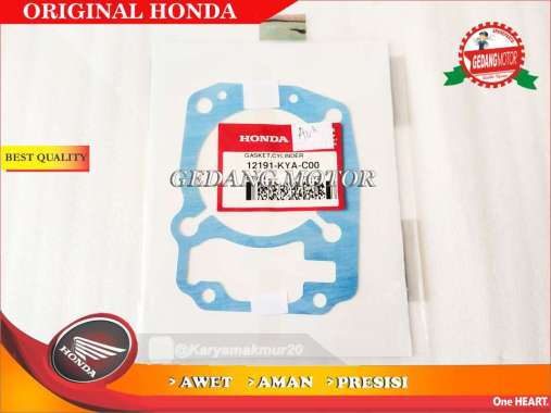 PAKING BLOK SEHER CRF 150 VERZA 150 GASKET CYLINDER ORIGINAL AHM