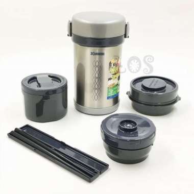 Termos Bekal Nasi Lunch Box ZOJIRUSHI SL-NC09-ST (00281.00035)