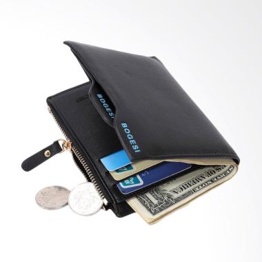 Bogesi Kulit Dompet Pria - Black [BOGESI836]