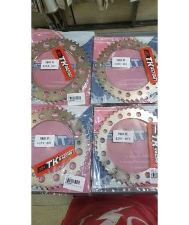 Gigi Tarik TK Racing Yamaha WR155 WR 155 428 45 46 47 48 49 50 51 52 53 54 55 Gir Gear Blkg Belakang