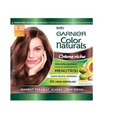 Garnier Color Naturals Sachet Coklat Kehitaman Express Cream