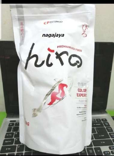 Pelet pakan ikan koi HIRO premium koi food color expert floating size M