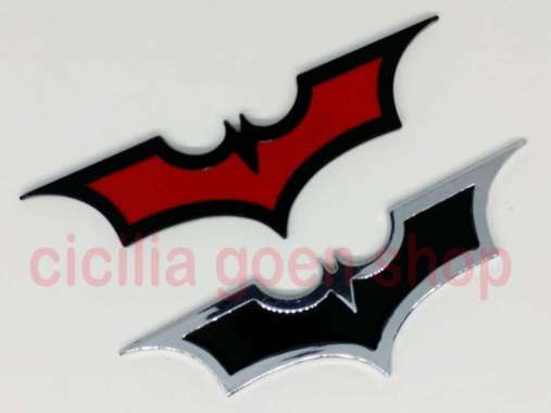 Sticker Stiker 3D Emblem Mobil Hp Motor Batman Beyond Metal