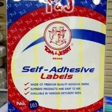 Label 103 T&J / Labels Undangan Tom & Jerry No. 103 Per Pack