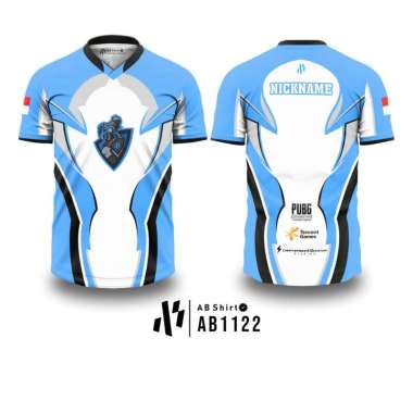 JERSEY GAMING ESPORT PUBG FREEFIRE WB CUSTOM XXL