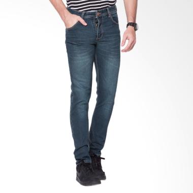 2Nd RED Slim Fit Premium Celana Jeans Pria - Blue Grey [133259]