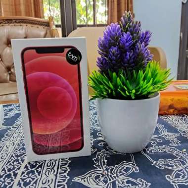iPhone 12 64GB BNIB Resmi iBox TAM Greenpeel Baru 1 Tahun Hitam