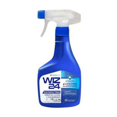 wiz 24 Disinfektan Spray and Clean Disinfectant 450 ml