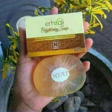 Erhsali Brightening Soap - sabun Pencerah Wajah Ampuh - Pencerah Muka Kusam - penghilang bekas jeraw
