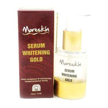 Moreskin Serum Whitening Gold Nasa Ori - Serum Whitening - Serum Ampuh Mencerahkan kulit wajah - ser