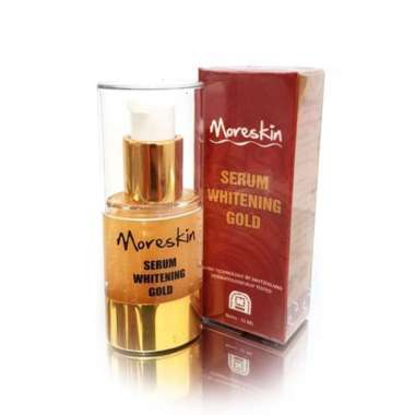 Moreskin Serum Gold Whitening - Serum Wajah Glowing Cerah dan Halus - Serum BPOM - Serum whitening a