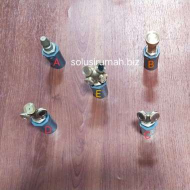 spuyer sok 1/2 nozzle kabut kepala kuningan sarang walet kandang ayam