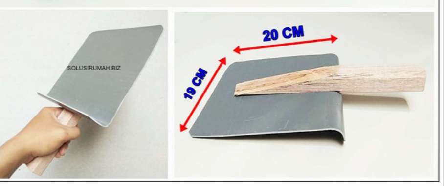 Tadahan Luluh Tempat Tadah Adonan Semen serok wadah plastik kayu pvc
