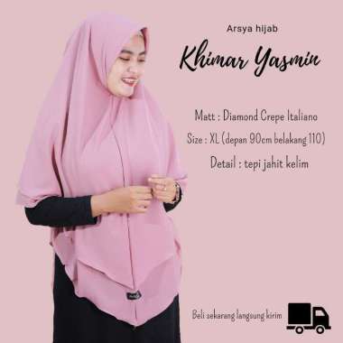 KHIMAR JUMBO KERUDUNG KHIMAR JILBAB KHIMAR JUMBO JILBAB KHIMAR MURAH INSTAN POLOS 2 LAYER MURAH XL P