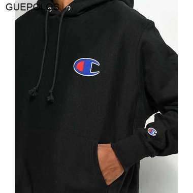 black hoodie champion