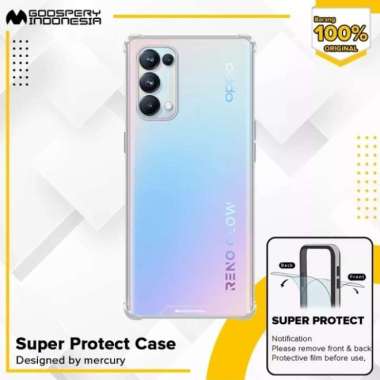 Case Oppo Reno 5 5G | Oppo Reno 5F - Super Protect Goospery Original - Transparans, Oppo Reno 5F Tra