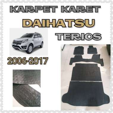 Karpet karet daihatsu terios 2006 - 2015 full set