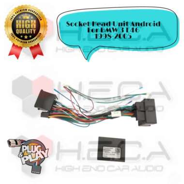 Socket PNP + Canbus BMW 3 (E46) 98-05 Head Unit Android Tape Soket